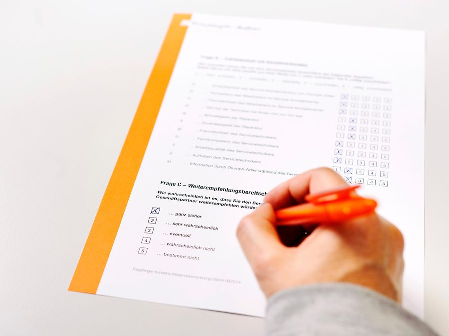 Service Qualität Feedback, Kundenzufriedenheit, Umfrage