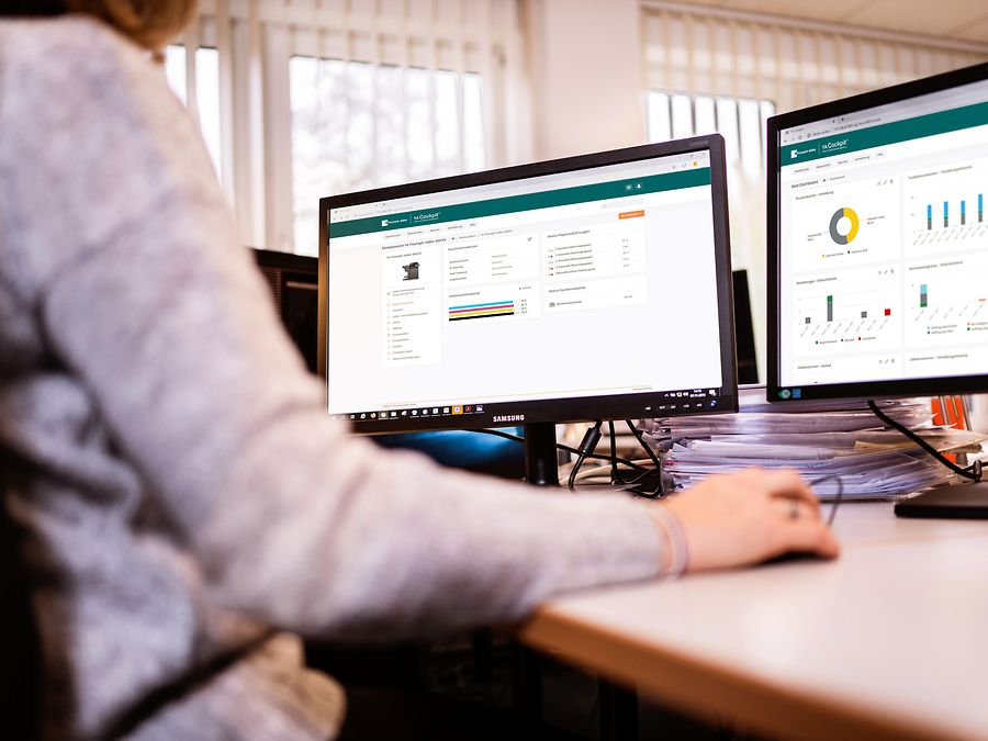 Druckerflotte, effizientes Monitoring, Drucksysteme sind vernetzt