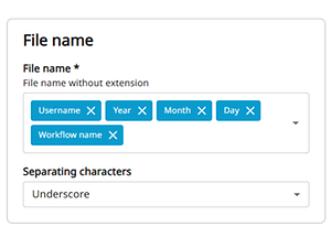 TA Cloud Capture_Select properties